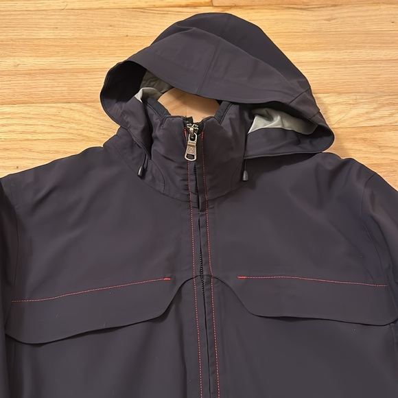 Aether Canada men’s black tech hooded jacket size 1/small - Picture 4 of 11